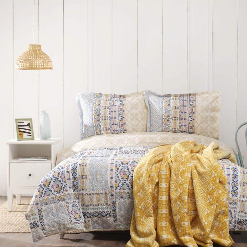 Karaca Home Milo Blue Double Winter Set Karaca Home Milo Blue Double Winter Set