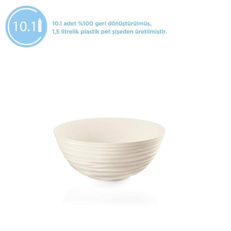 Guzzini Salad Bowl L Milk White