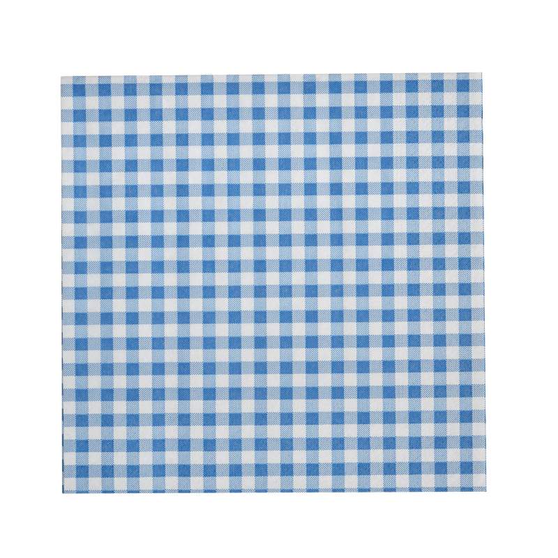 Karaca Home Plaid 20 Pcs Paper Napkin 33x33 cm Blue