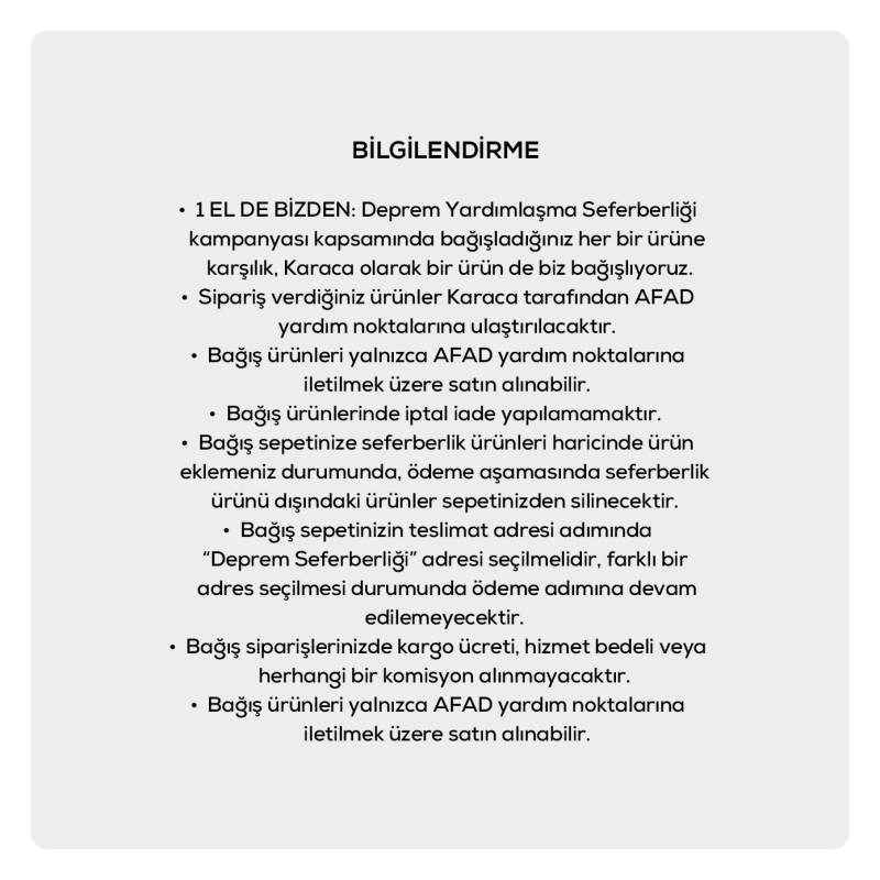 Karaca Disaster Relief Kettle Karaca Disaster Relief Kettle