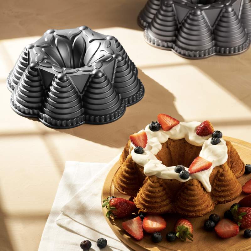 Emsan Prism Cake Mold Gray