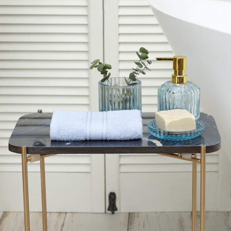 Karaca Home Daily Soft 100% Cotton Hand Towel 30x50 cm Ice Blue Karaca Home Daily Soft 100% Cotton Hand Towel 30x50 cm Ice Blue