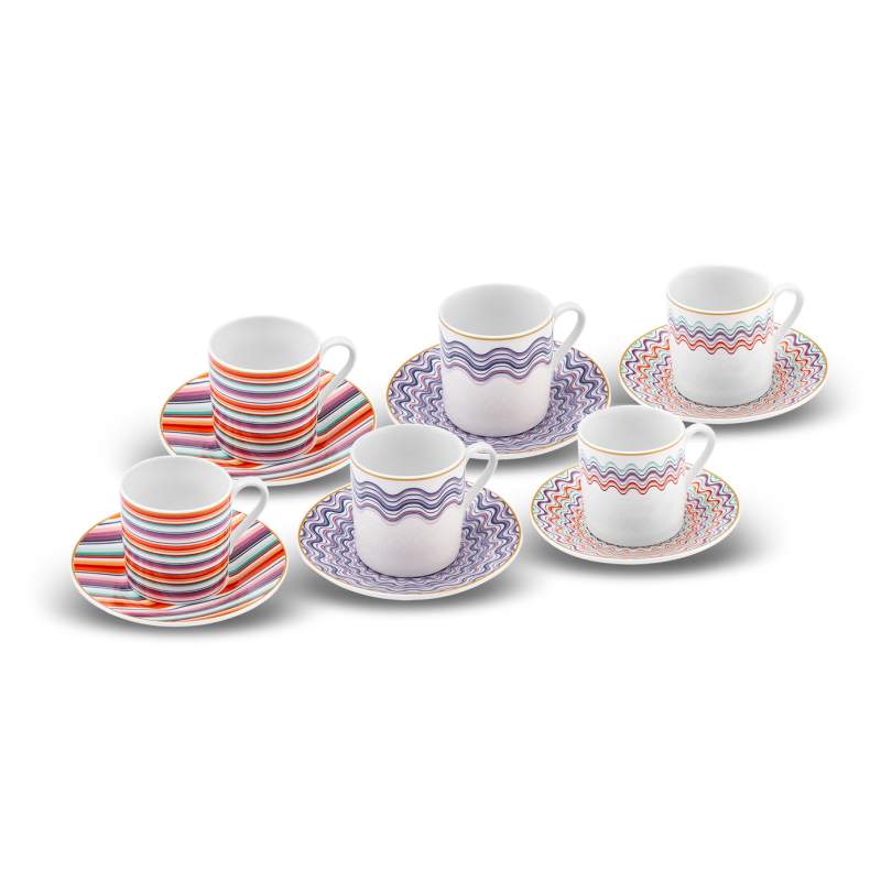 Karaca Bailando Set of 6 Coffee Cups 80 ml