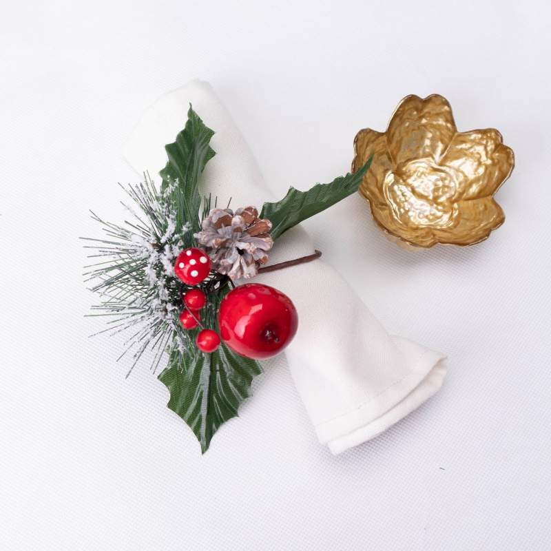 Karaca Home Cozy 2 Pcs Napkin Ring Karaca Home Cozy 2 Pcs Napkin Ring