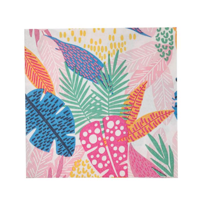 Karaca Home Leaf Paper Napkin 20 pcs 33x33 cm Colorful
