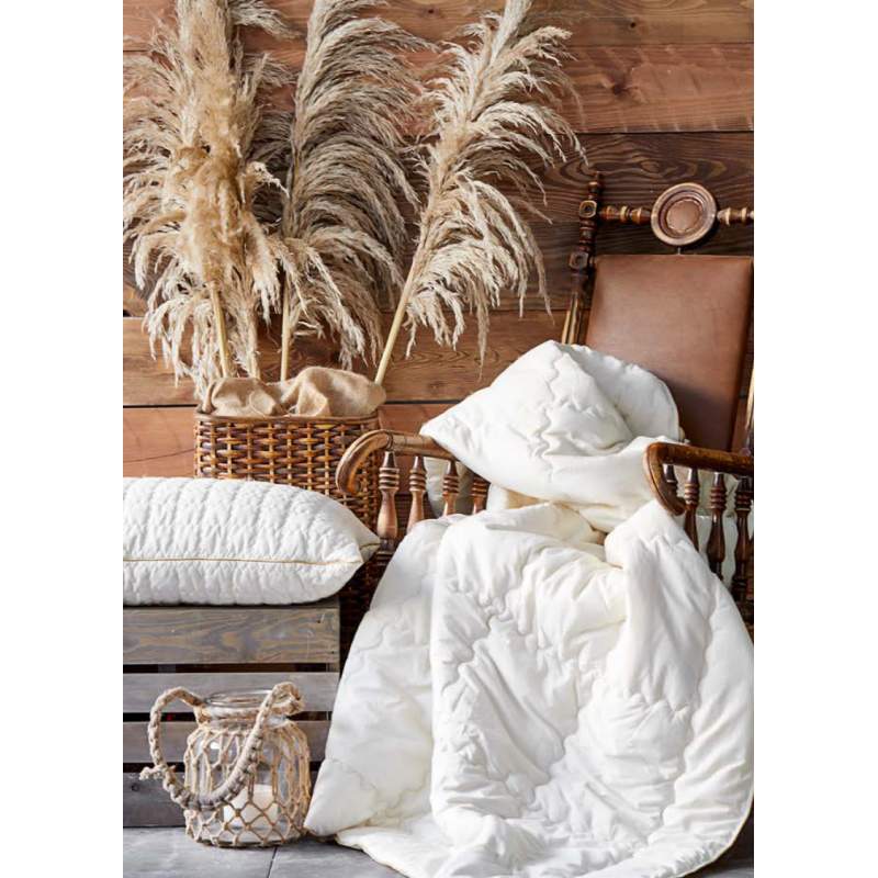 Karaca Home Double Wool Quilt - 2 Pieces Wool Pillow with Gift Karaca Home Double Wool Quilt - 2 Pieces Wool Pillow with Gift