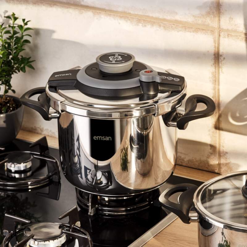 Emsan Vera Pressure Cooker 4 Liter Black