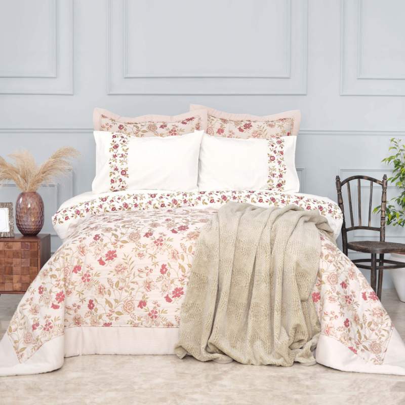 Karaca Home Flora Red 8 Piece Dowery Set Karaca Home Flora Red 8 Piece Dowery Set