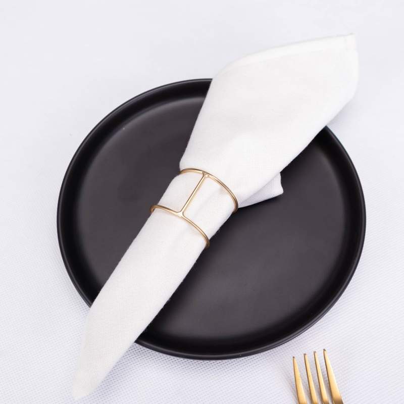 Karaca Home 3D Geometry 4-Piece Napkin Ring Karaca Home 3D Geometry 4-Piece Napkin Ring