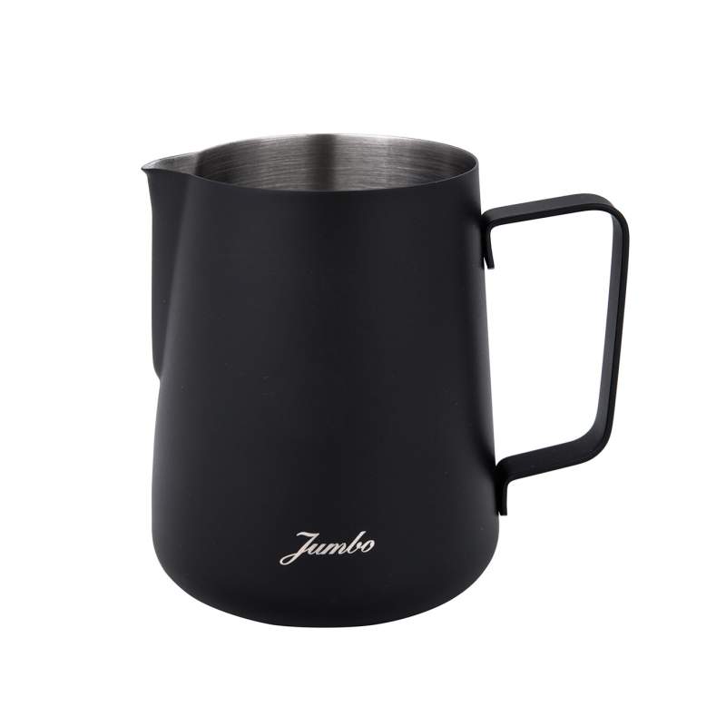 Jumbo Venti Steel Milk Pot Black 700 ml Jumbo Venti Steel Milk Pot Black 700 ml