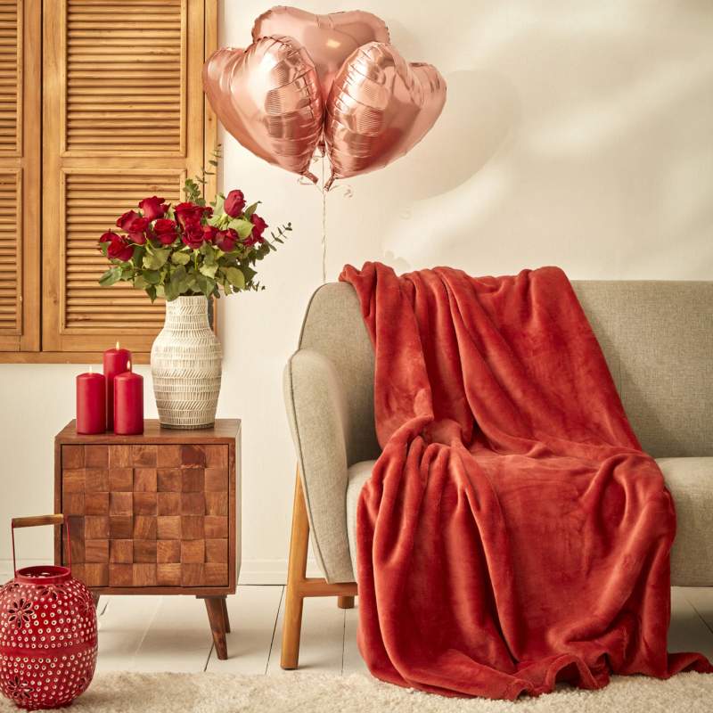 Karaca Home Fiona Welsoft Tv Blanket Tile Karaca Home Fiona Welsoft Tv Blanket Tile