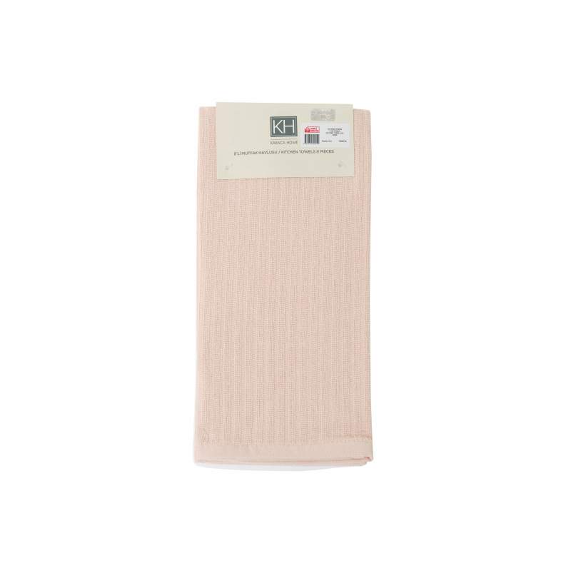 Karaca Home Viego Powder 100% Cotton Kitchen Towels 2 pcs 60x40 cm