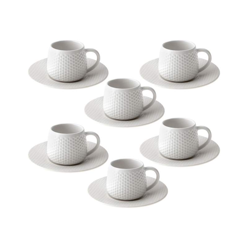 Jumbo Golf Set of 6 Coffee Cups 90 ml