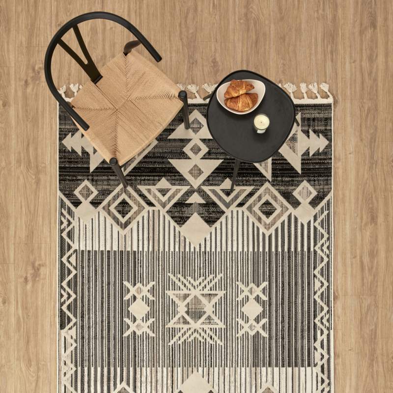 Cashmere Carpet 7/24 Scandinavian Fjord Black 120x180 cm