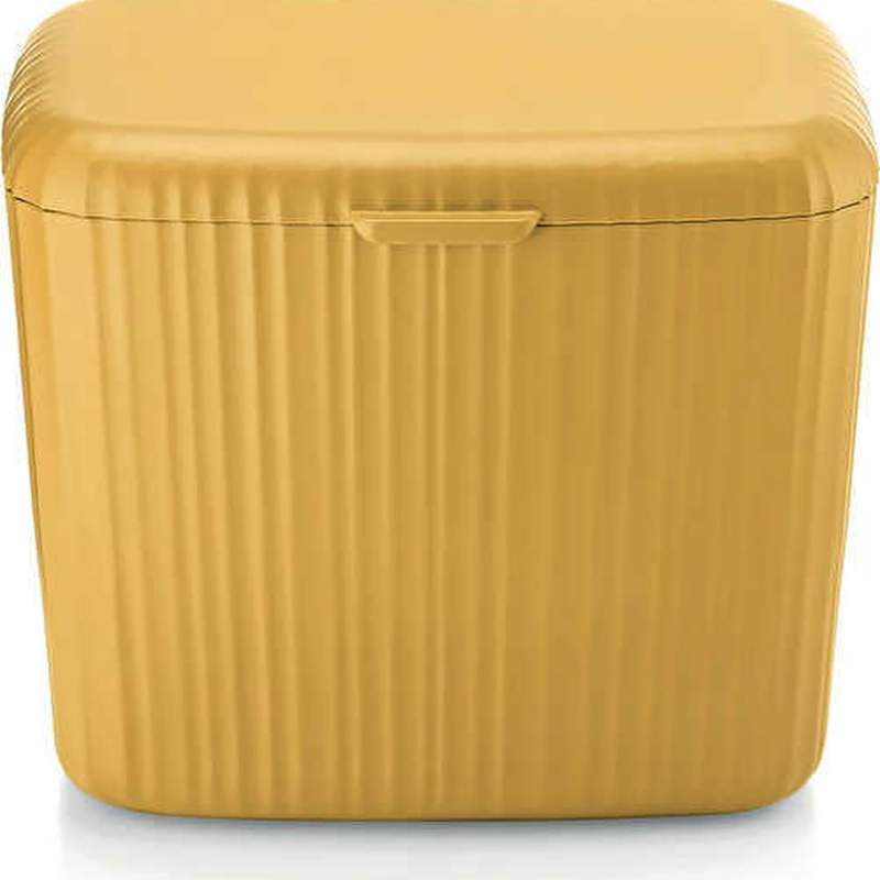 Guzzini Yellow Countertop Trash Bin