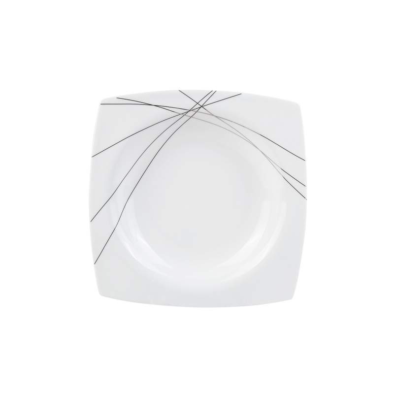 Karaca Fine Pearl Line Magic Deep Plate