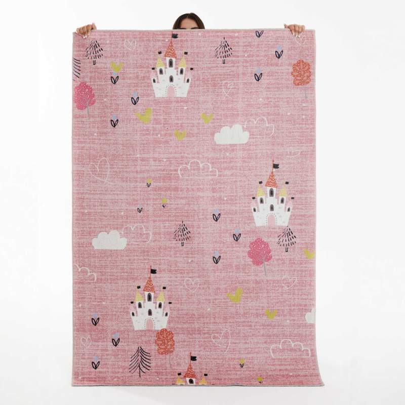 Cashmere Carpet Decorative Art Kids/Teen Pinky 80x150 cm