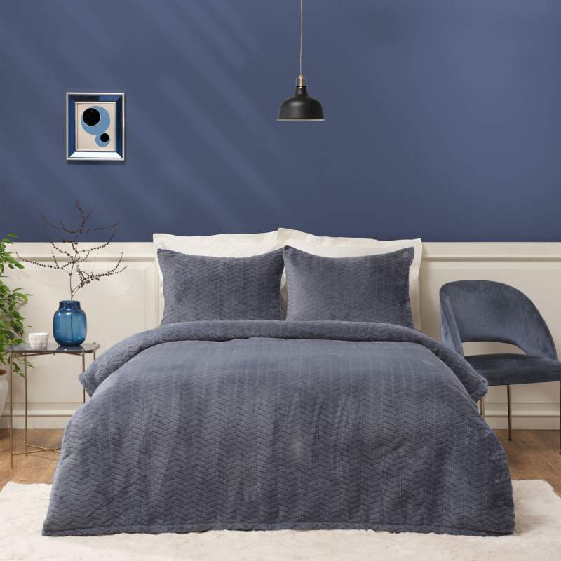 Karaca Home Indigo Double Wellsoft Bedspread Karaca Home Indigo Double Wellsoft Bedspread
