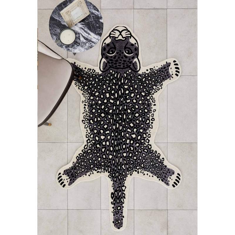 Cashmere Carpet Nature Lover Recycled Cute Friends Panther 120x175 cm Cashmere Carpet Nature Lover Recycled Cute Friends Panther 120x175 cm