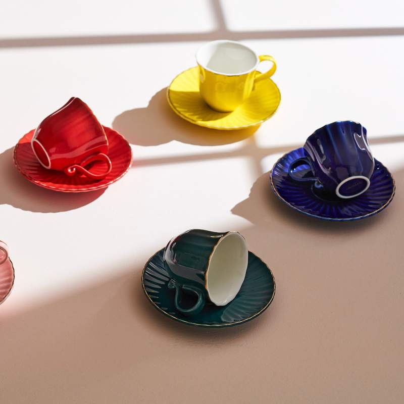 Emsan Carnival Mix Set of 6 Coffee Cups 90 ml