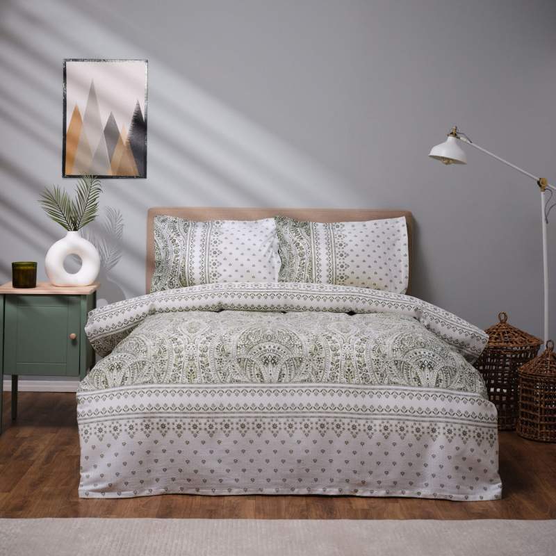 Karaca Home Della 100% Cotton Green Double Pique Set