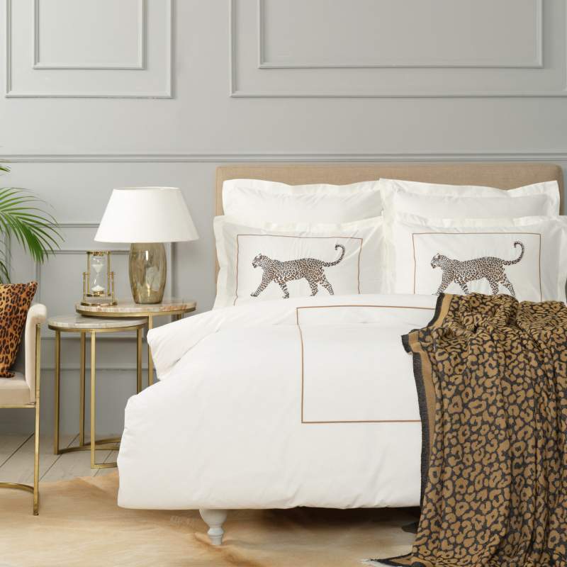 Karaca Home Leopard Orange Double Blanket Karaca Home Leopard Orange Double Blanket