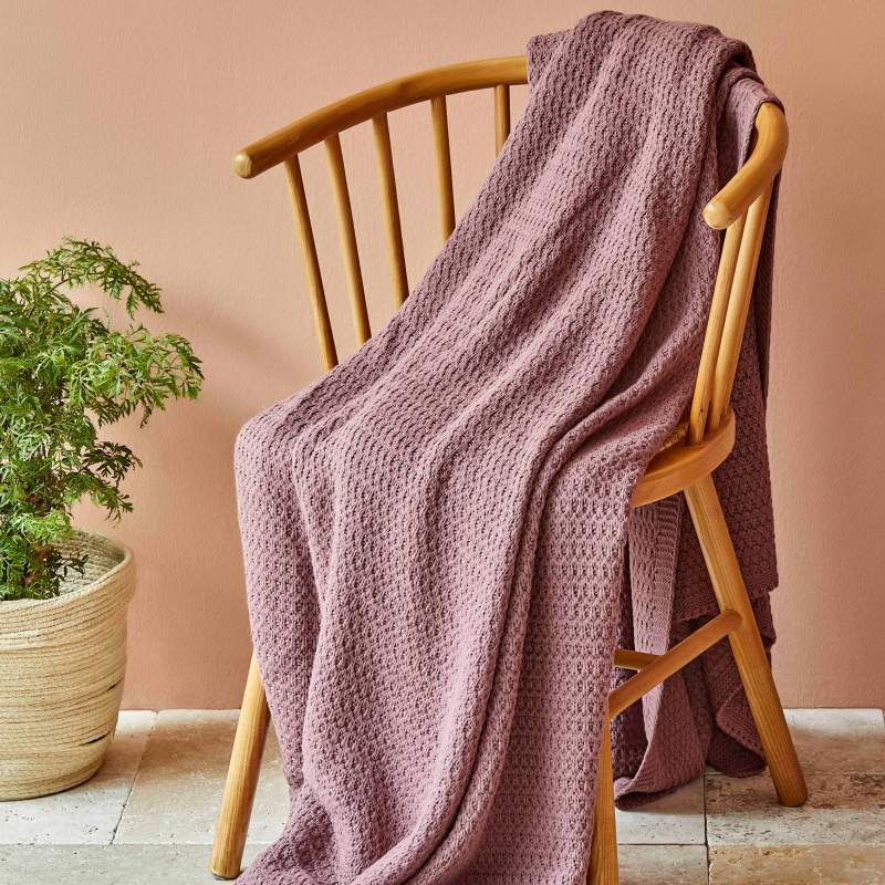 Karaca Home Back To Basic Sarabi Double Knitted Blanket Karaca Home Back To Basic Sarabi Double Knitted Blanket