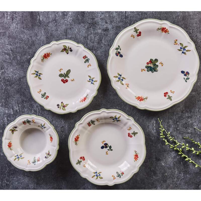 Jumbo Majestic 24 Pcs Dinnerware Set for 6 People Green