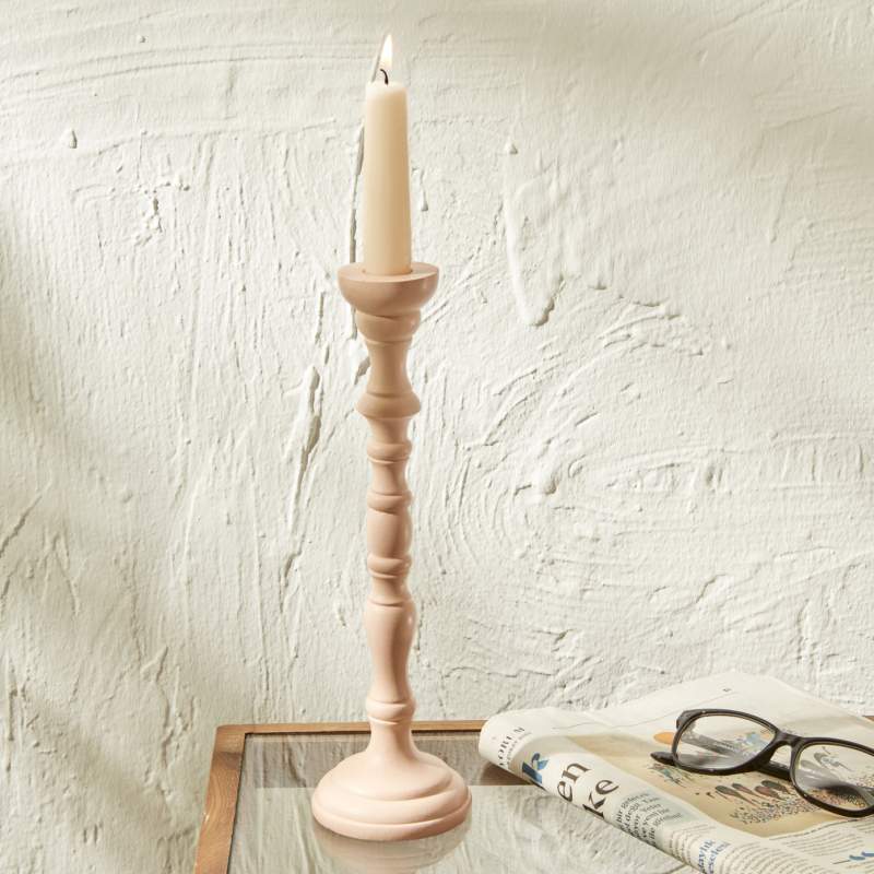 Karaca Home Joyful Candlestick 28 cm Pink