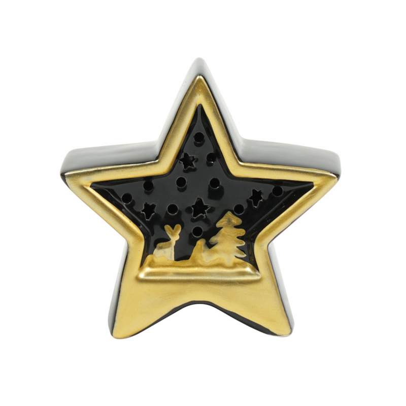 Karaca Home New Year Star Illuminated Object 11 cm