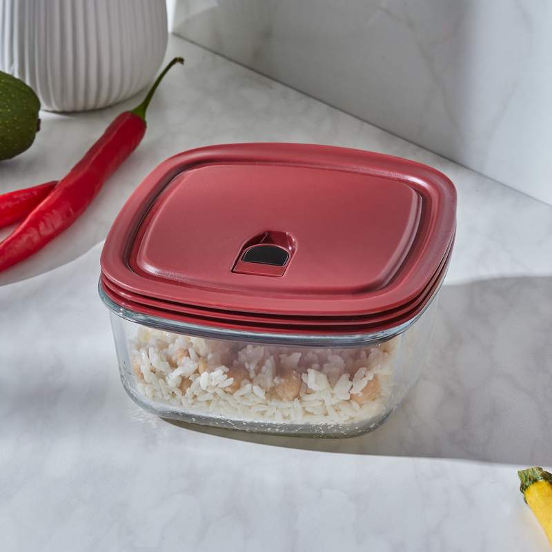 Karaca Claret Red Storage Container 0.9 Liter