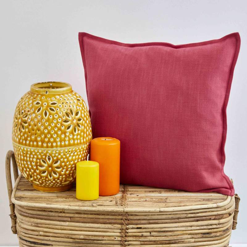 Karaca Home Mood Flat Coral Filled Pillow 45x45cm Karaca Home Mood Flat Coral Filled Pillow 45x45cm