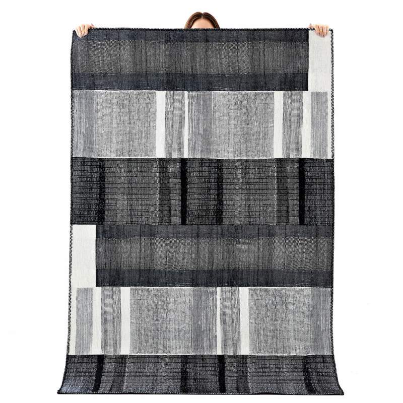 Cashmere Carpet Decorative Art Trend Deep Black 180x280 cm Cashmere Carpet Decorative Art Trend Deep Black 180x280 cm