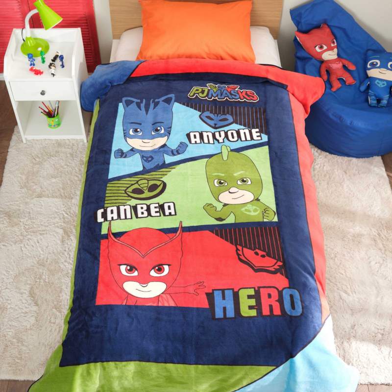 Pj Masks by Karaca Home Hero Single Blanket Pj Masks by Karaca Home Hero Single Blanket