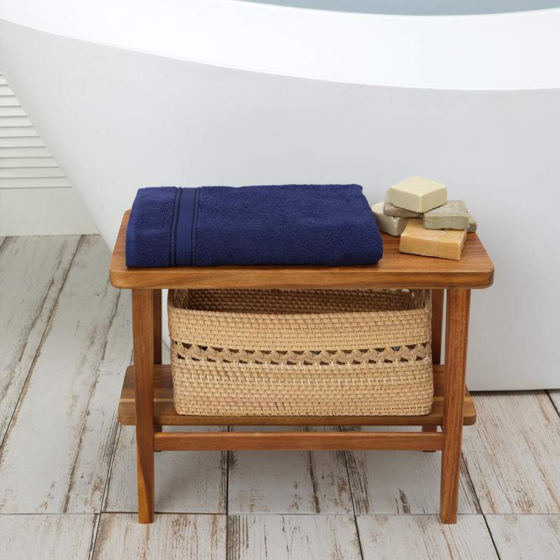 Karaca Home Daily Soft 100% Cotton Bath Towel 70x140 cm Navy Blue