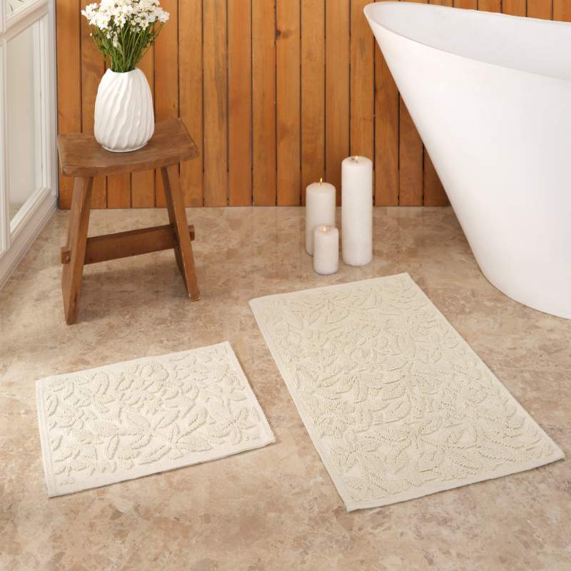 Karaca Home Kelly Flower Cream Mop Set