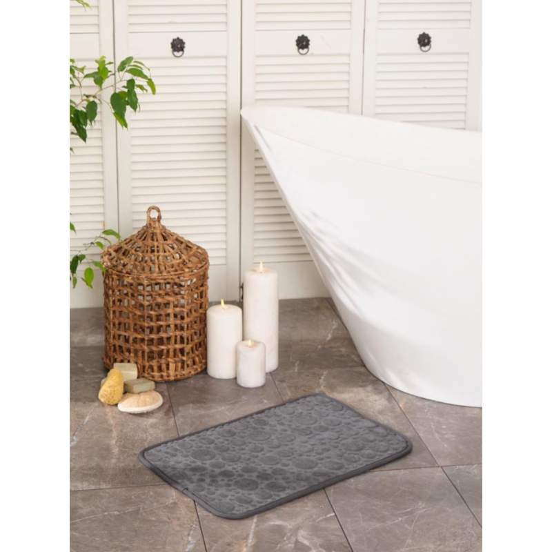 Sarah Anderson Pam Gray Bath Mat Sarah Anderson Pam Gray Bath Mat