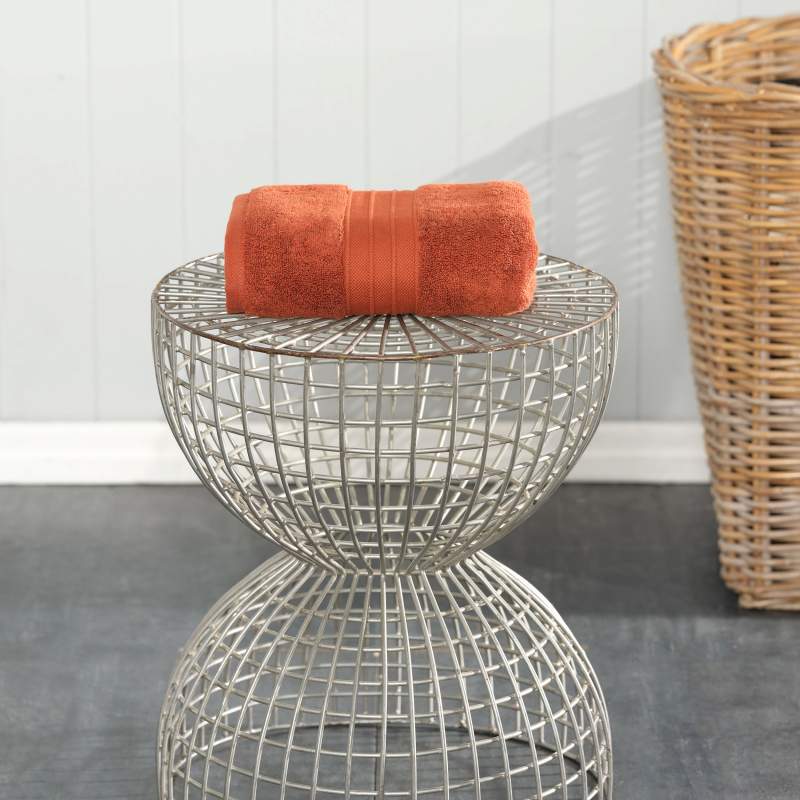 Karaca Home Aquasoft Face Towel 100% Cotton 50x90 cm Terracotta