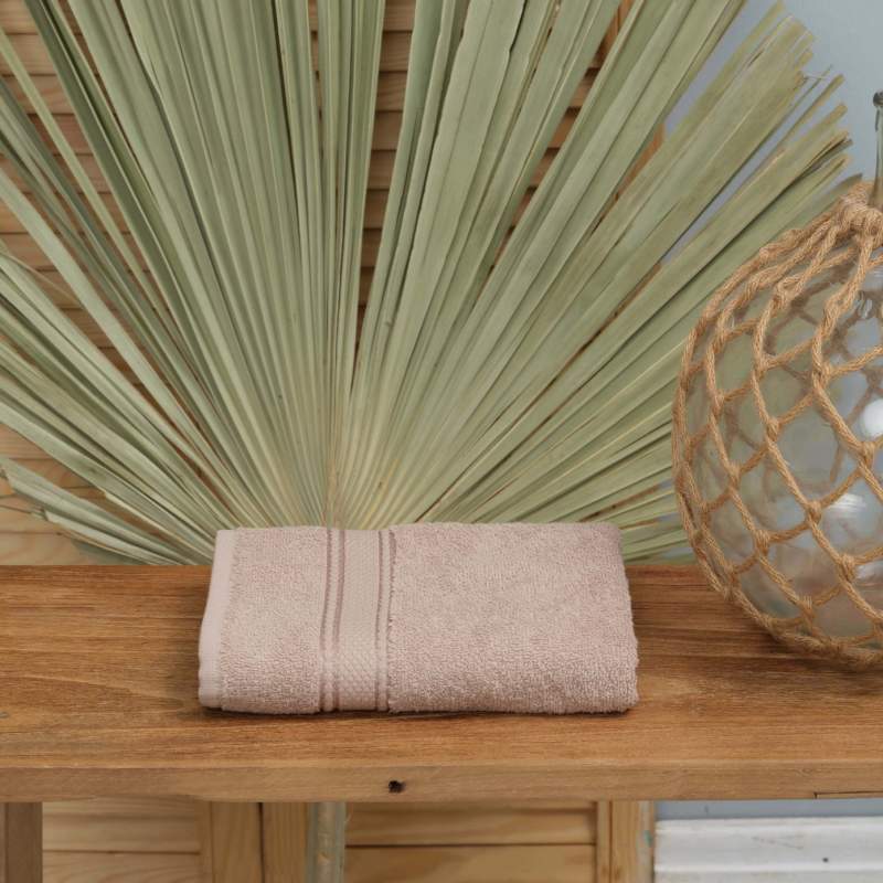 Karaca Home Daily Soft 100% Cotton Face Towel 50x90 cm Beige Karaca Home Daily Soft 100% Cotton Face Towel 50x90 cm Beige