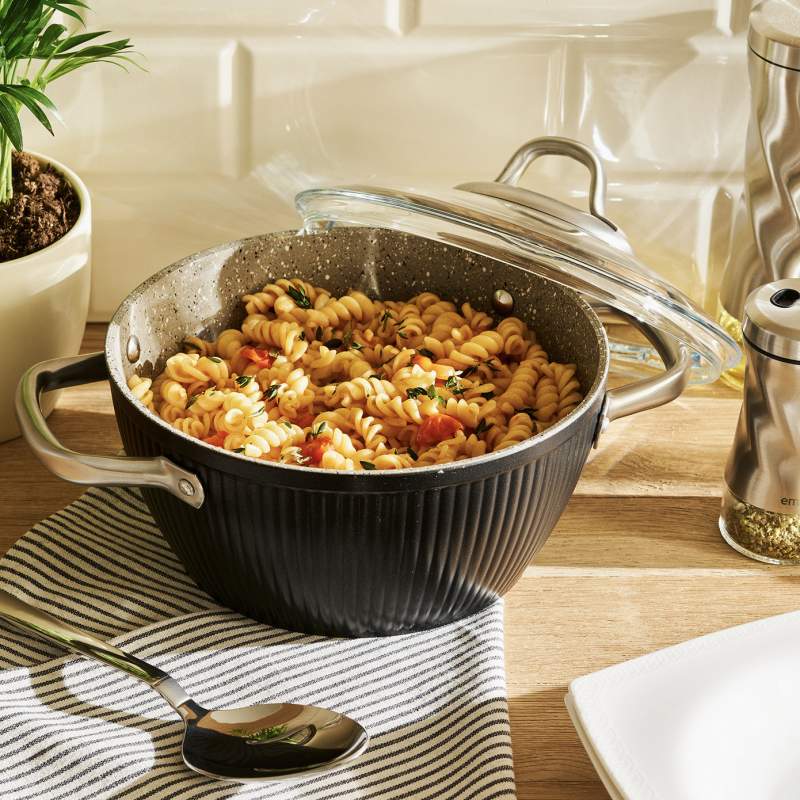 Emsan Sansa Granite Deep Pot 24 cm