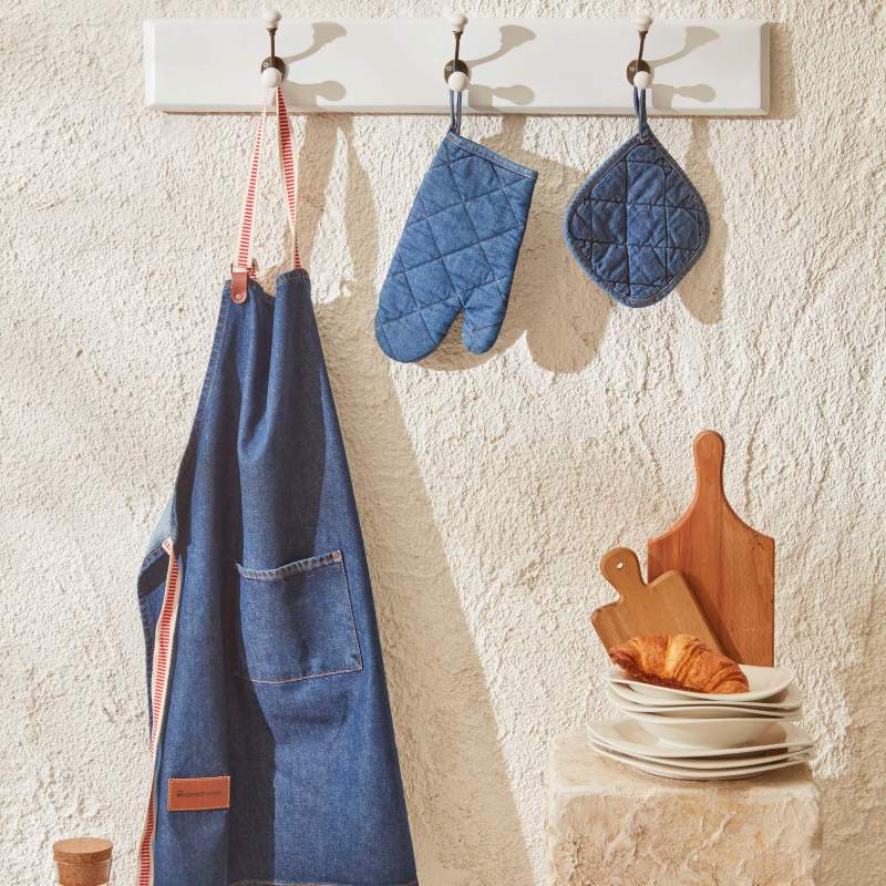 Karaca Home Young Denim Glove Set Karaca Home Young Denim Glove Set