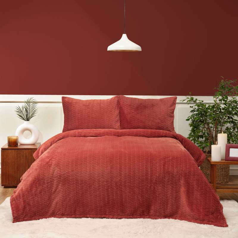 Karaca Home Terracotta Single Wellsoft Bedspread Karaca Home Terracotta Single Wellsoft Bedspread