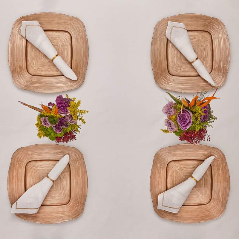 Karaca Home Stylish Square Bottom Gold 34 cm