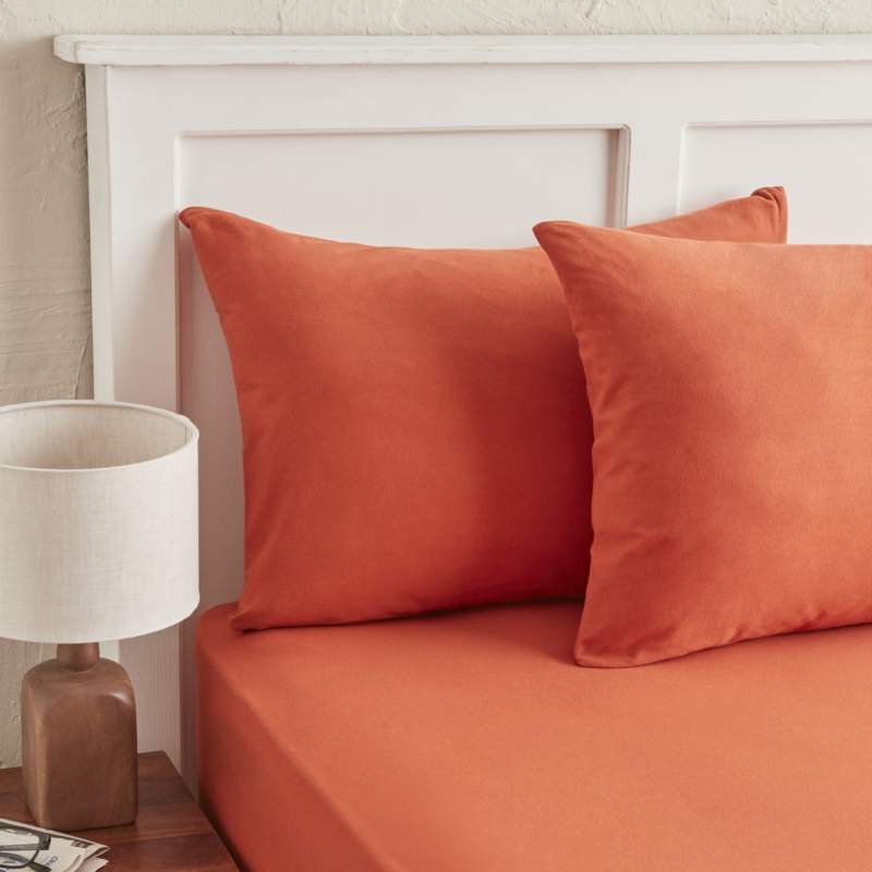 Karaca Home Motto 2 Pillow Case 50x70 cm Orange Karaca Home Motto 2 Pillow Case 50x70 cm Orange