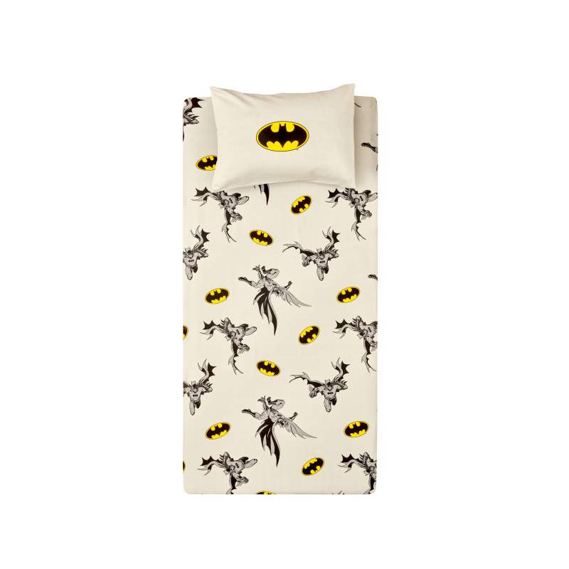 Batman by Karaca Home Bat Wings Single Bed Sheet Set Batman by Karaca Home Bat Wings Single Bed Sheet Set