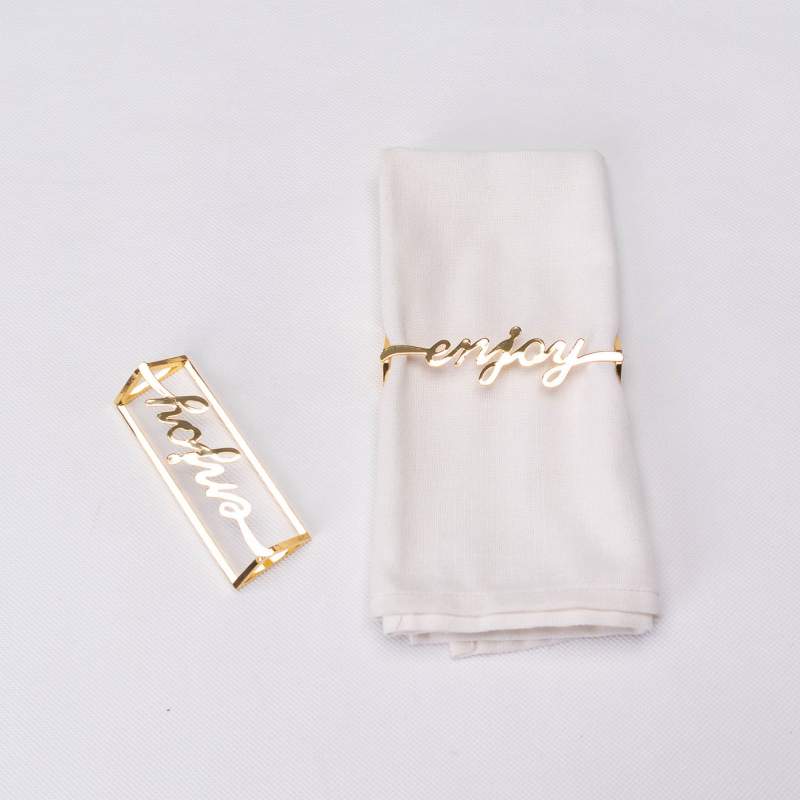 Karaca Home Enjoy 2 Pcs Napkin Ring Karaca Home Enjoy 2 Pcs Napkin Ring