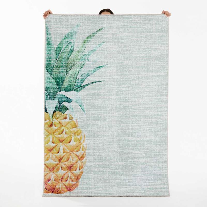 Cashmere Carpet Decorative Art Kitchen Pineapple 120x180 cm Cashmere Carpet Decorative Art Kitchen Pineapple 120x180 cm