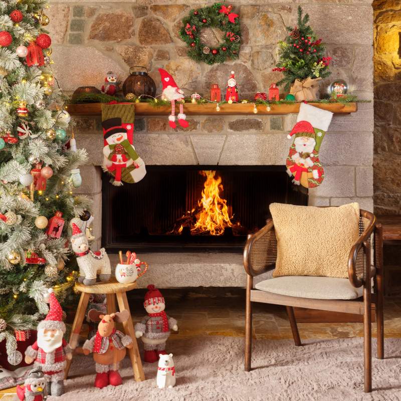 Karaca Home Beige Fur Cushion 45 cm x 45 cm