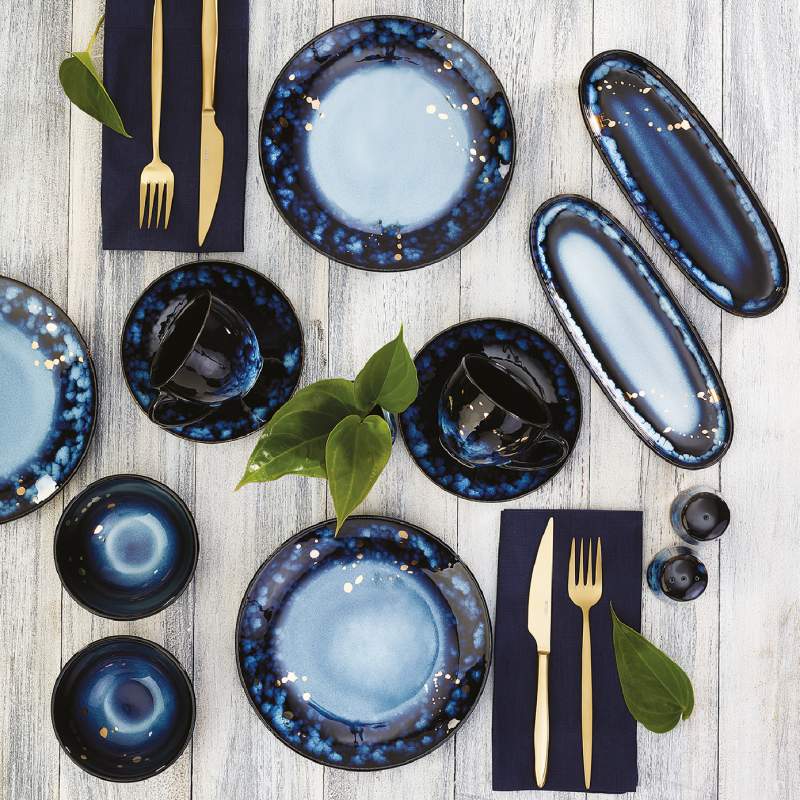 Emsan Dunya Porcelain 32 Pieces 6 Person Breakfast/Service Set