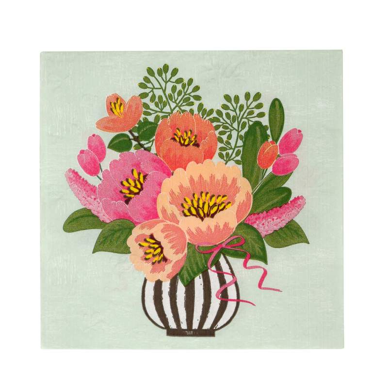 Karaca Home Bouqet Paper Napkin 20 pcs 33x33 cm Karaca Home Bouqet Paper Napkin 20 pcs 33x33 cm